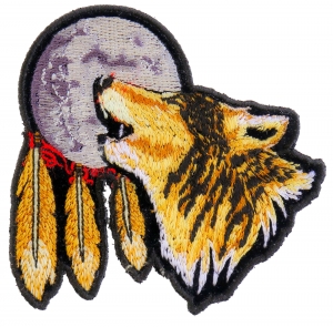 Wolf Moon Small Patch | Embroidered Patches Wolf Moon Small Patch | Embroidered Patches