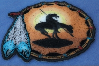 End Of The Trail Small Patch | Embroidered Patches
