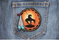 End Of The Trail Small Patch | Embroidered Patches