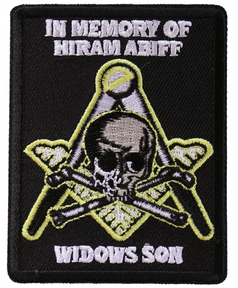 Widows Sons Sisters Keeper Masonic Patch Iron Sew Freemason Fraternity NEW! 