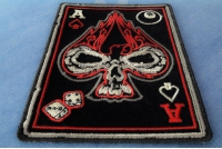 Ace Of Spades Skull Small Biker Patch | Embroidered Patches