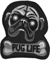 Pug Life Patch | Embroidered Patches
