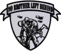 No Brother Left Behind Small Patch | Embroidered Patches