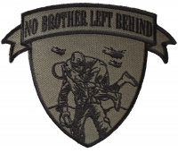 No Brother Left Behind Small Patch In Green Black | US Military Veteran Patches