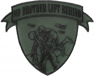 No Brother Left Behind Small Patch In Green Black | US Military Veteran Patches No Brother Left Behind Small Patch In Green Black | US Military Veteran Patches