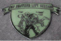 No Brother Left Behind Small Patch In Green Black | US Military Veteran Patches