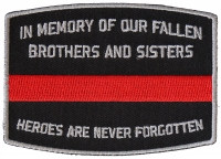 Fallen Firefighter Memorial Patch | Embroidered Patches