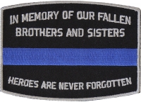 Fallen Officer Memorial Patch | Embroidered Patches