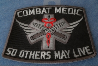 Combat Medic Patch So Others May Live | Embroidered EMT Patches