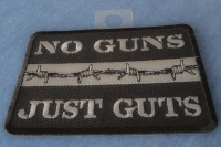 Thin Silver Line Patch For Correctional Officers | Embroidered Patches