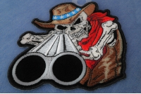Shotgun Willy Skull Patch Small | Skull Patches