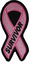 Breast Cancer Survivor Pink Ribbon Patch | Embroidered Patches