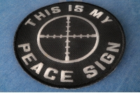 This Is My Peace Sign Patch | Embroidered Patches