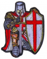 Crusader Knight Patch Small | Embroidered Patches