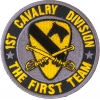 1st Cavalry Division Patch The First Team