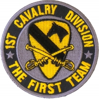 1st Cavalry Division Patch The First Team