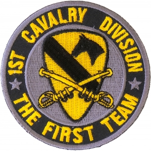 1st Cavalry Division Patch The First Team 1st Cavalry Division Patch The First Team