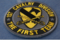 1st Cavalry Division Patch The First Team