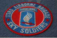 173rd Airborne Brigade Patch Sky Soldiers
