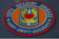 199th Infantry Brigade Patch Light Swift Accurate