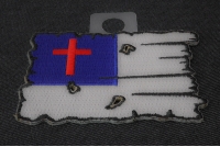Tattered Christian Flag Patch
