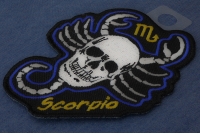 Scorpio Skull Zodiac Sign Patch