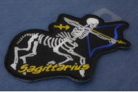 Sagittarius Skull Zodiac Sign Patch