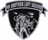 No Brother Left Behind Soldier Carrying Soldier Patch