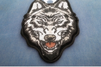 Wolf Small Iron on Patch
