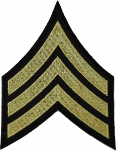 Sergeant Army Patch