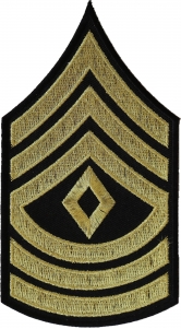 First Sergeant Army Patch