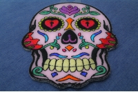 Sugar Skull Pink Patch