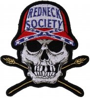 Redneck Society Skull Patch