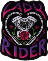 Lady Rider Path with Engine Roses