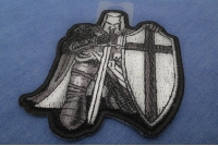 Kneeling Knight Crusader Mini Patch