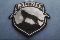 Wolfpack Patch Wolf Howling Moon Silhouette