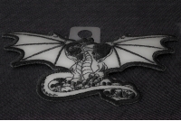 Dragon with Skulls Reflective Patch 