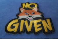 No Fox Given Funny Patch