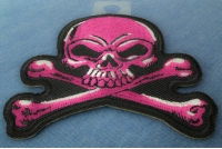 Pink Skull Patch