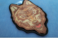Brown Wolf Patch