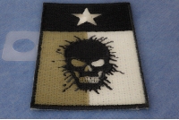 Texas Flag Skull Patch