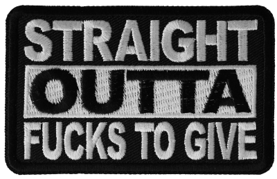 BuckUp Tactical Morale Patch Hook Fucks fuck TO GIVE F Word funny Patches  2x1