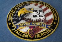 Fallen Heroes POW MIA WIA KIA Memorial Patch
