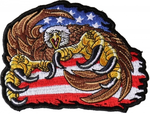 Big Claws Eagle iron on patch