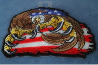 Big Claws Eagle iron on patch