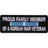 Proud Family Member of a Korean War Veteran Patch
