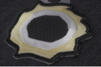 Bullet Hole Patch Green Metal