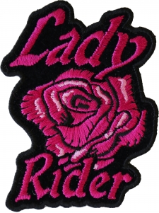 Lady Rider Pink Rose Patch