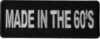 Made in the 60s Patch