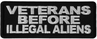 Veterans Before Illegal Aliens Patch